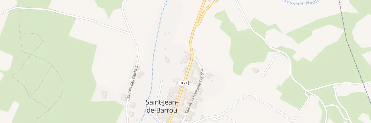 Plan du 36 Av de Narbonne à Saint-Jean-de-Barrou
