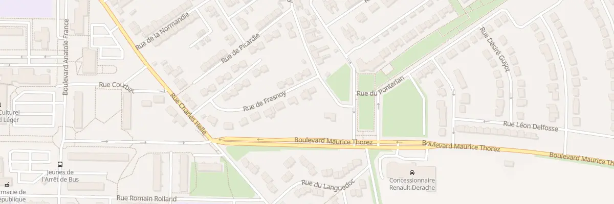 Plan du 3 Rue Fresnoy à Avion