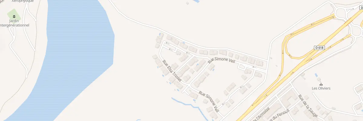 Plan du 6 Rue Lucie Aubrac au Boulou