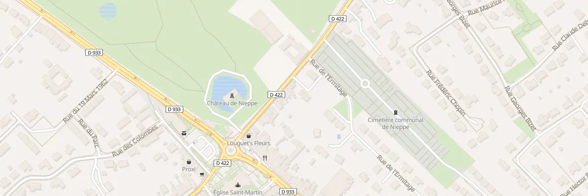 Plan du 116 Rue de Warneton à Nieppe