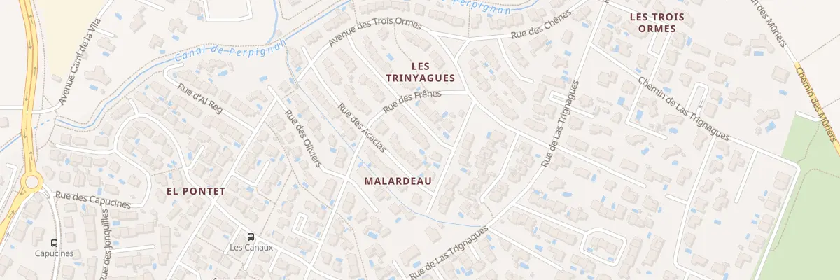 Plan du 5 Rue des Platanes à Canohès