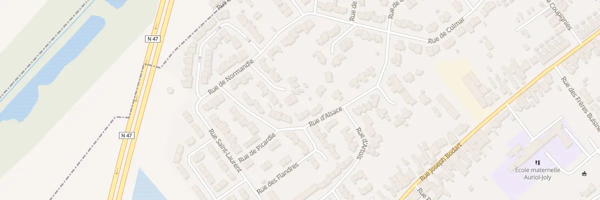 Plan du 12 Rue de Bretagne à Wingles