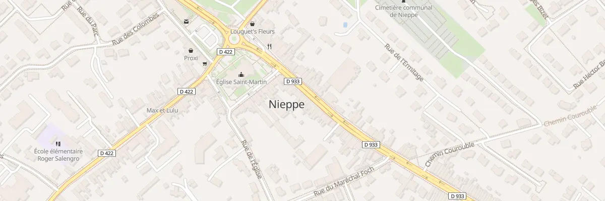 Plan du 138 Rue d’Armentieres à Nieppe