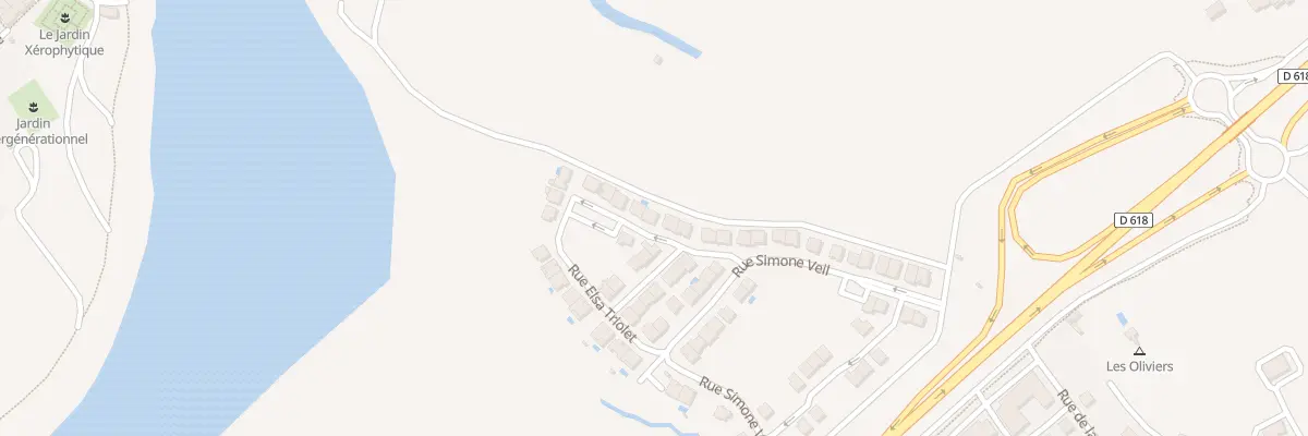 Plan du 5 Rue Elsa Triolet au Boulou