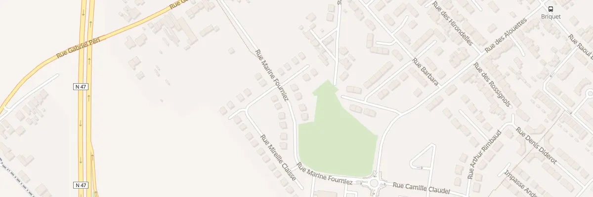 Plan du 3 Rue Marine Fourniez à Wingles
