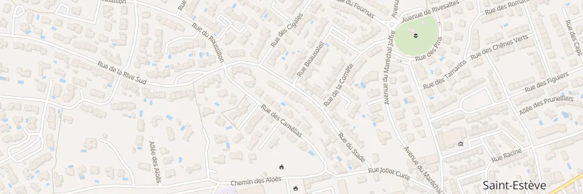 Plan du 25 Rue du Stade à Saint-Estève