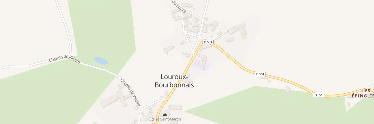 Plan du 6 Pl de la Mairie à Louroux-Bourbonnais