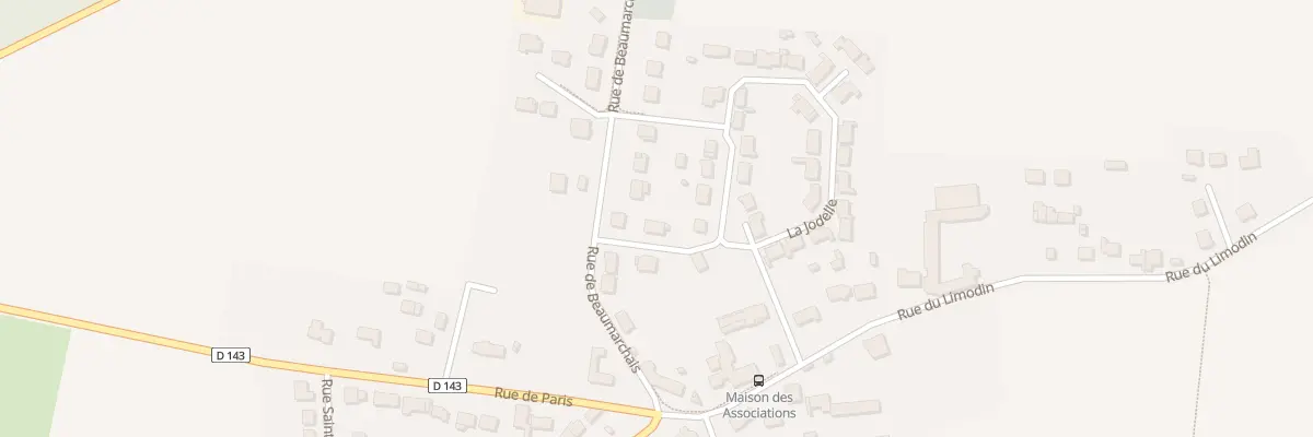 Plan du 1 Rue de Breteuil aux Chapelles-Bourbon