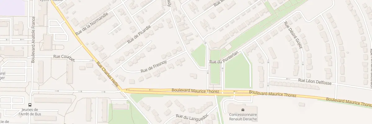 Plan du 1 Rue Fresnoy à Avion