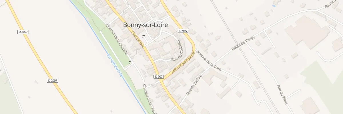 Plan du 7 Rue du Château à Bonny-sur-Loire
