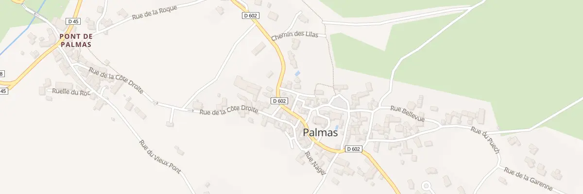 Plan du 5047 Palmas Bourg à Palmas d’Aveyron