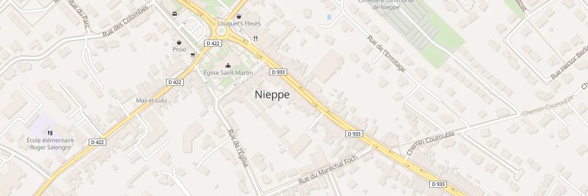 Plan du 154 Rue d’Armentieres à Nieppe