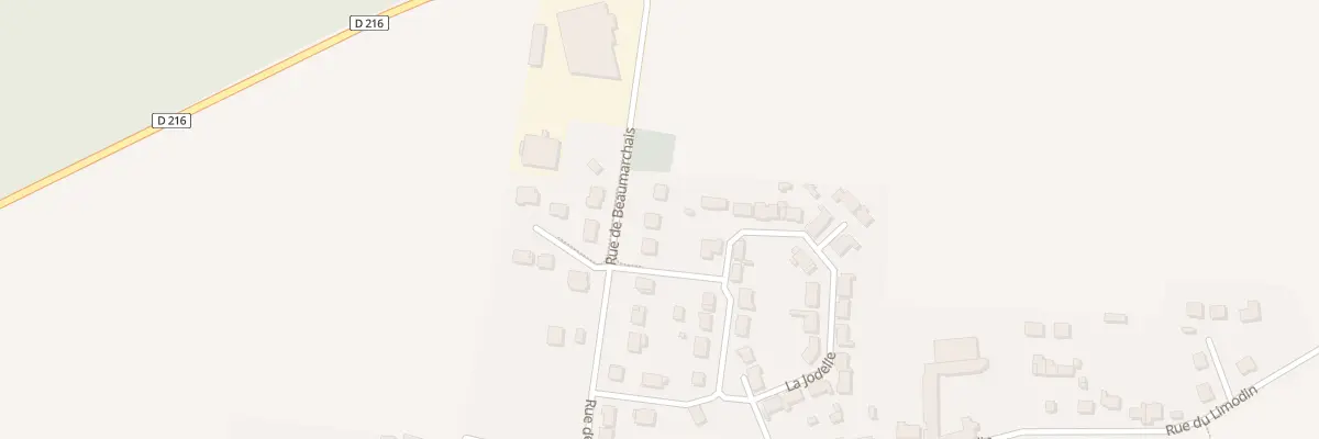 Plan du 18 Rue de Beaumarchais aux Chapelles-Bourbon