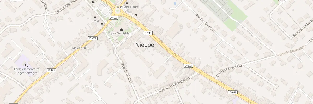 Plan du 164 Rue d’Armentieres à Nieppe