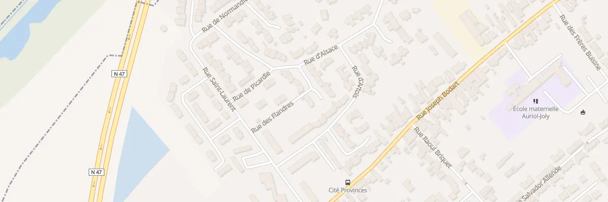 Plan du 10 Rue Lorraine à Wingles