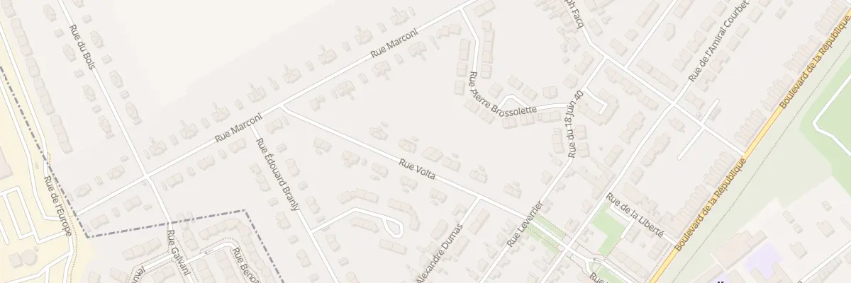 Plan du 24 Rue Volta à Vendin-le-Vieil