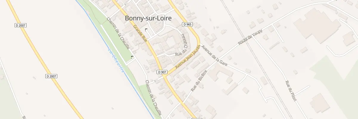 Plan du 3 Av Jean Jaurès à Bonny-sur-Loire