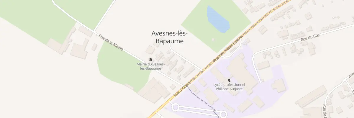 Plan du 12 Imp des Cheminots à Avesnes-lès-Bapaume