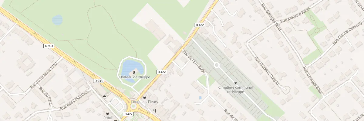 Plan du 14 Rue de l’Ermitage à Nieppe