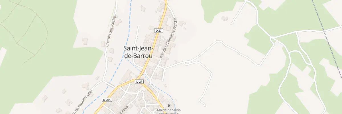 Plan du 9 Rue de la Fontaine Fraîche à Saint-Jean-de-Barrou