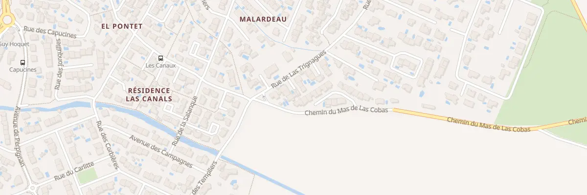 Plan du 8A Rue de Las Trignagues à Canohès