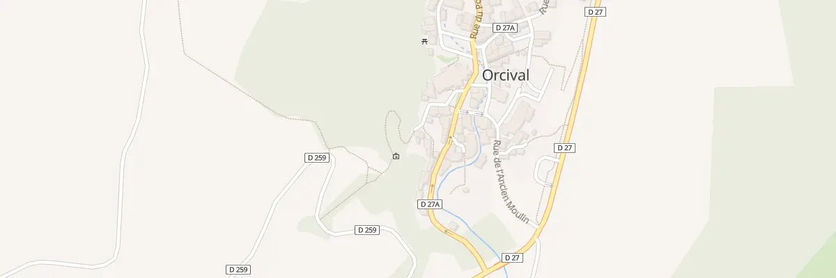 Plan du 5046 Bourg d’Orcival à Orcival