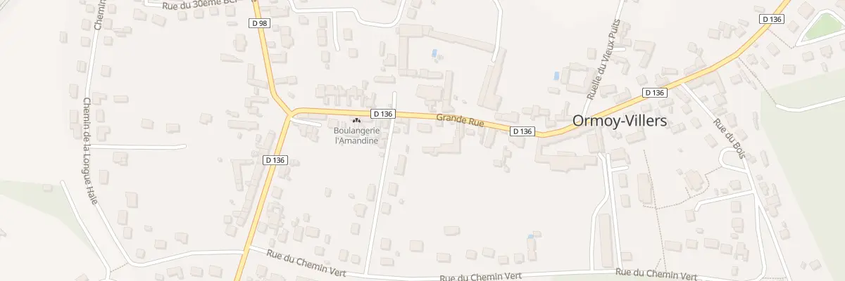 Plan du 14 Gr Grande Rue à Ormoy-Villers