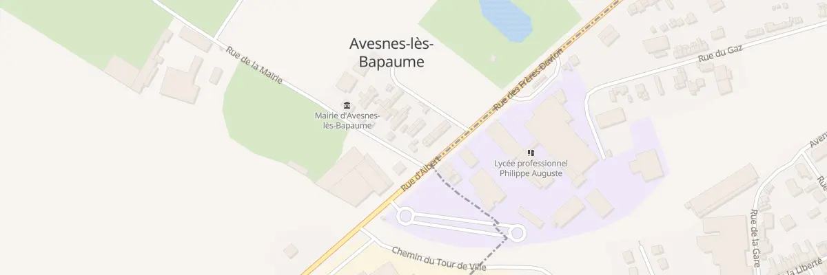 Plan du 5 Rue de la Mairie à Avesnes-lès-Bapaume