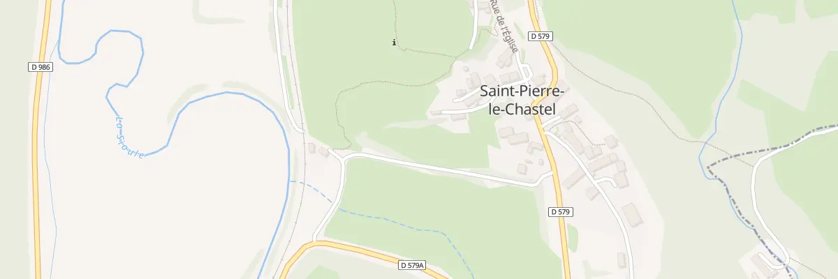 Plan du 5020 Le Bourg à Saint-Pierre-le-Chastel