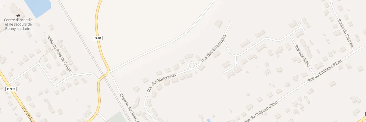 Plan du 33 Rue des Varichards à Bonny-sur-Loire