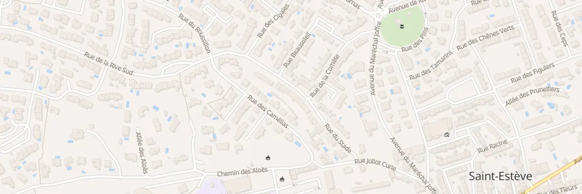 Plan du 19 Rue du Stade à Saint-Estève