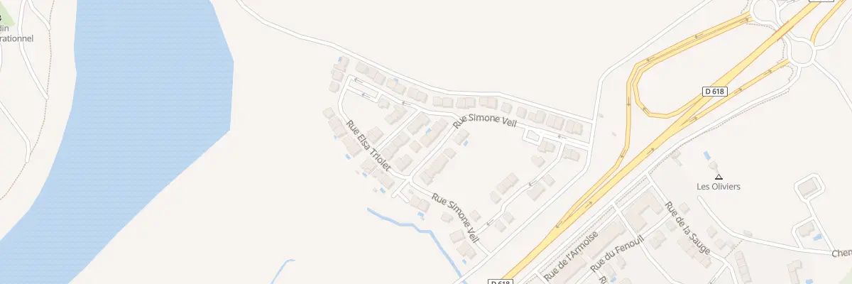 Plan du 34 Rue Simone Veil au Boulou