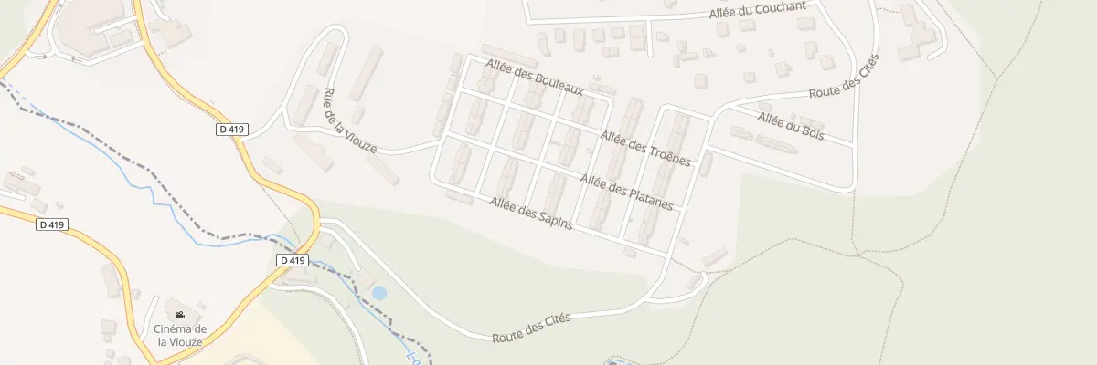 Plan du 42 All des Platanes à Saint-Georges-de-Mons