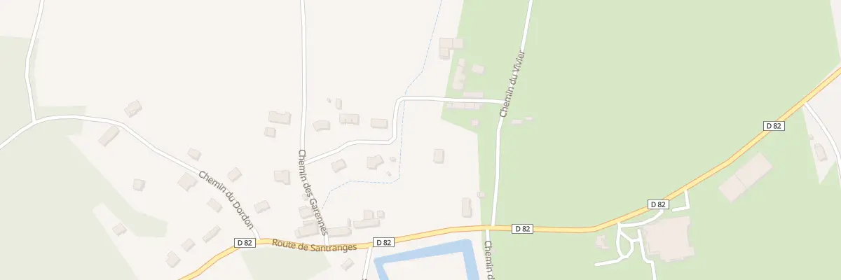 Plan du 3 Che du Vivier à Belleville-sur-Loire