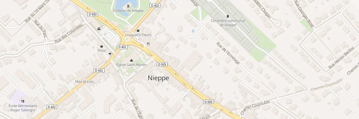 Plan du 133 Rue d’Armentieres à Nieppe