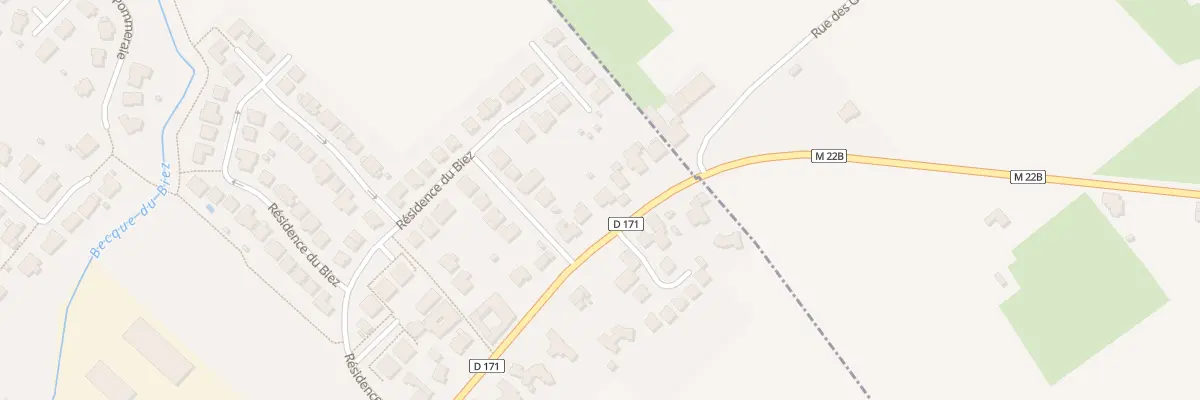 Plan du 25T Rue des Glattignies à Fleurbaix
