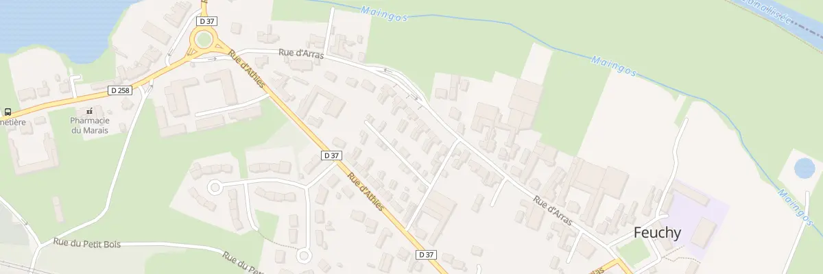 Plan du 64 Rue d’Arras à Feuchy