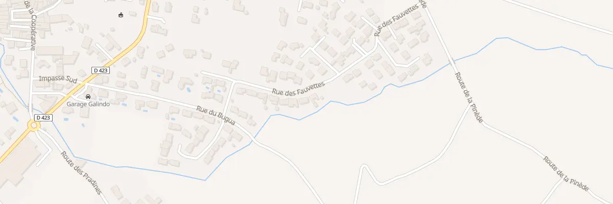Plan du 16 Rue des Fauvettes à Saint-André-de-Roquelongue