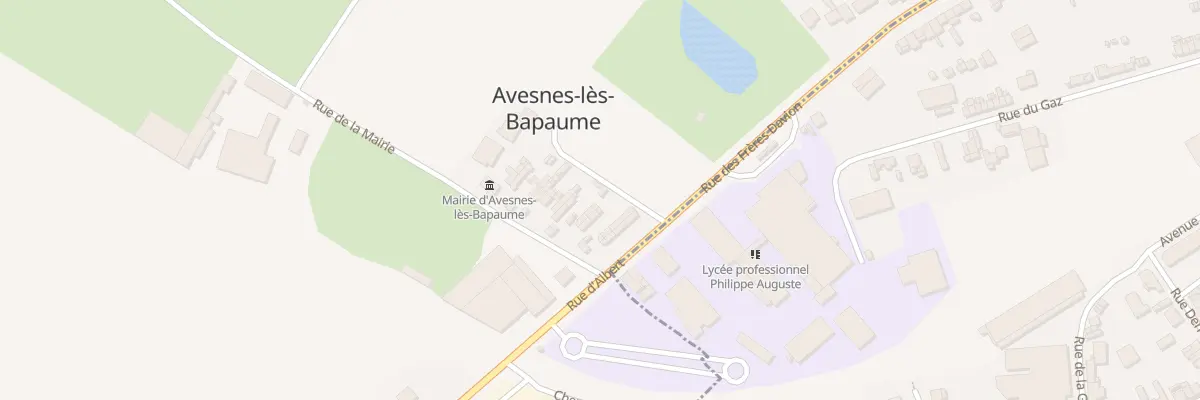 Plan du 8 Imp des Cheminots à Avesnes-lès-Bapaume