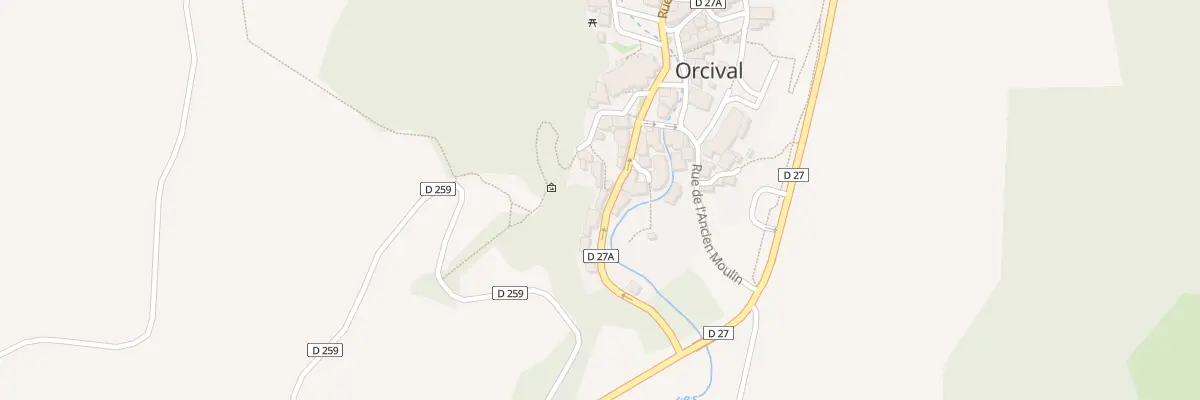 Plan du 5048 Bourg d’Orcival à Orcival