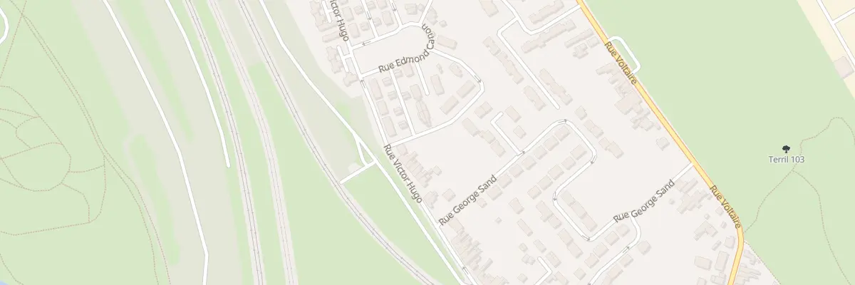Plan du 104 Rue Victor Hugo à Avion