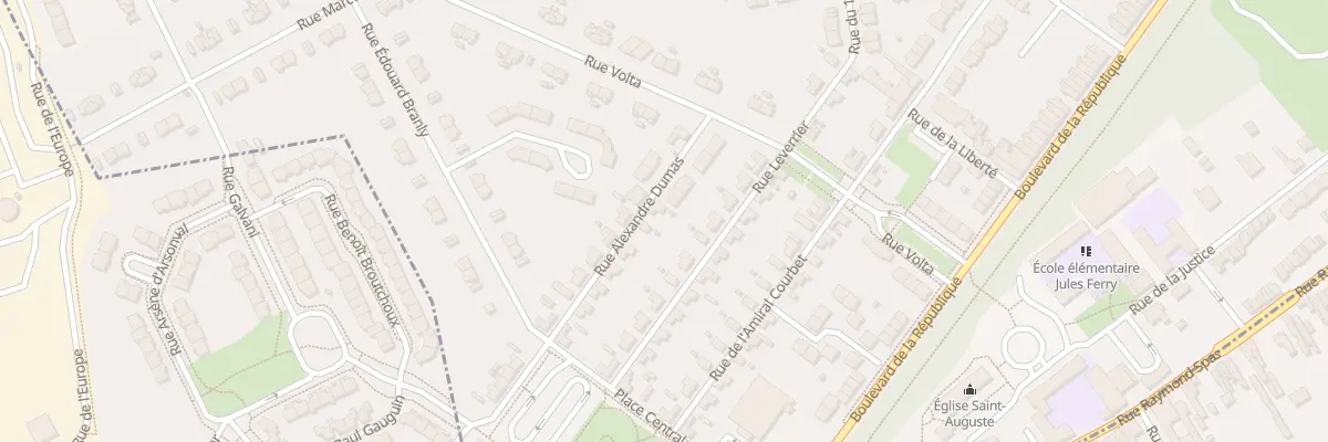 Plan du 12 Rue Alexandre Dumas à Vendin-le-Vieil