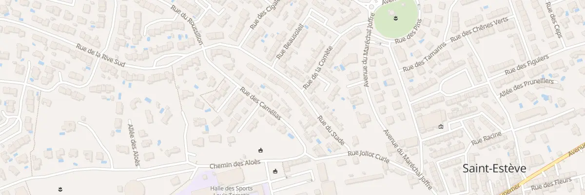 Plan du 15 Rue du Stade à Saint-Estève