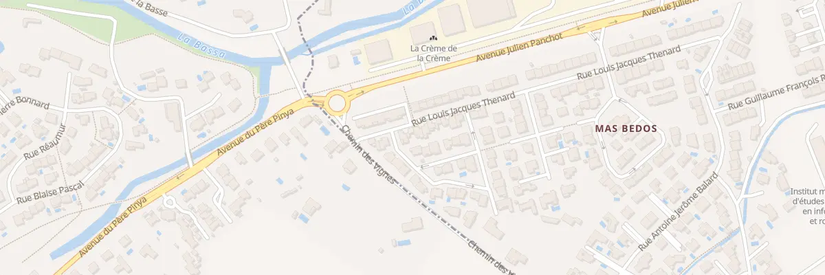 Plan du 57 Rue Louis Jacques Thénard à Perpignan