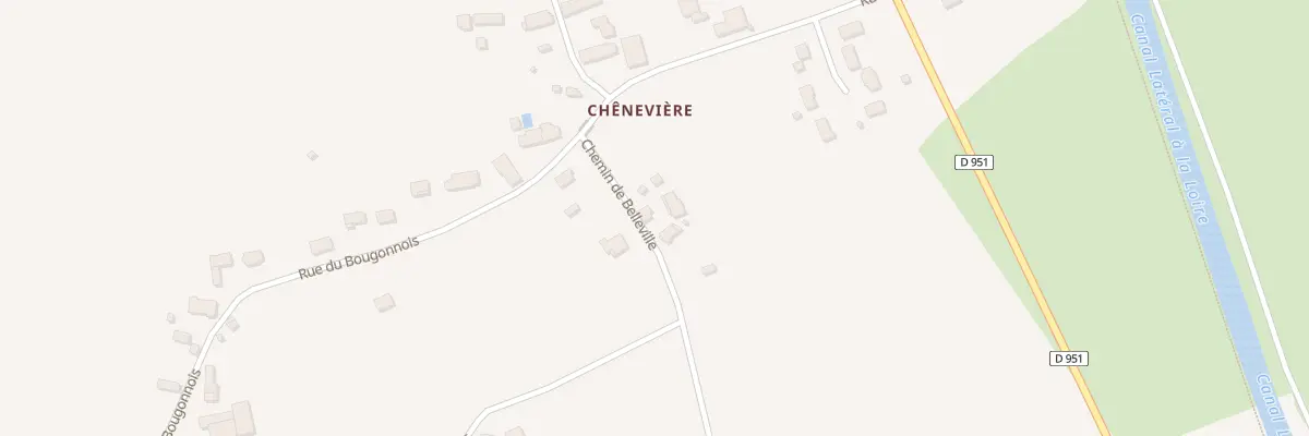 Plan du 3 Che de Belleville à Beaulieu-sur-Loire