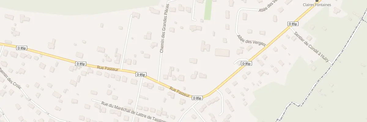 Plan du 189 Rue Pasteur à Condé-Sainte-Libiaire