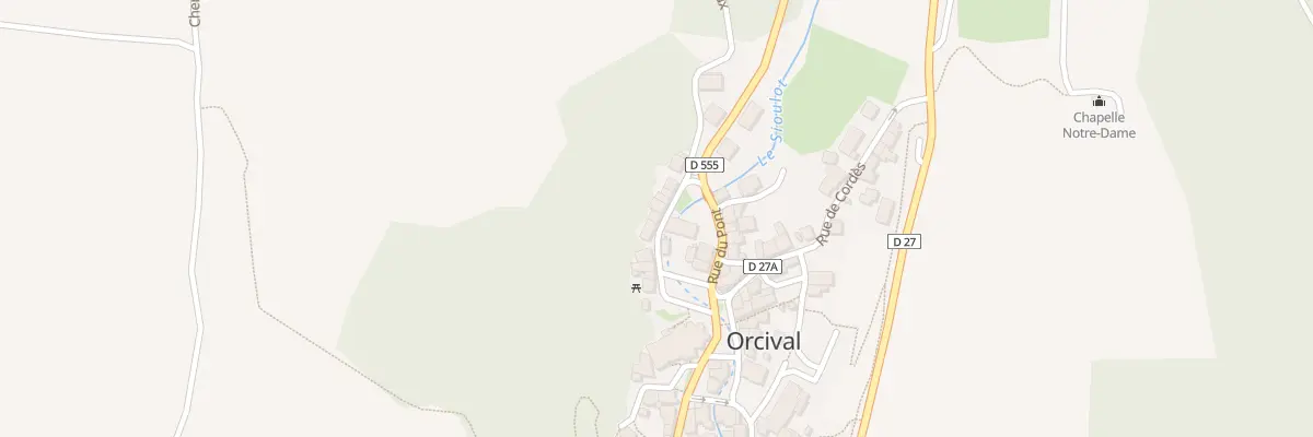 Plan du 5040 Bourg d’Orcival à Orcival