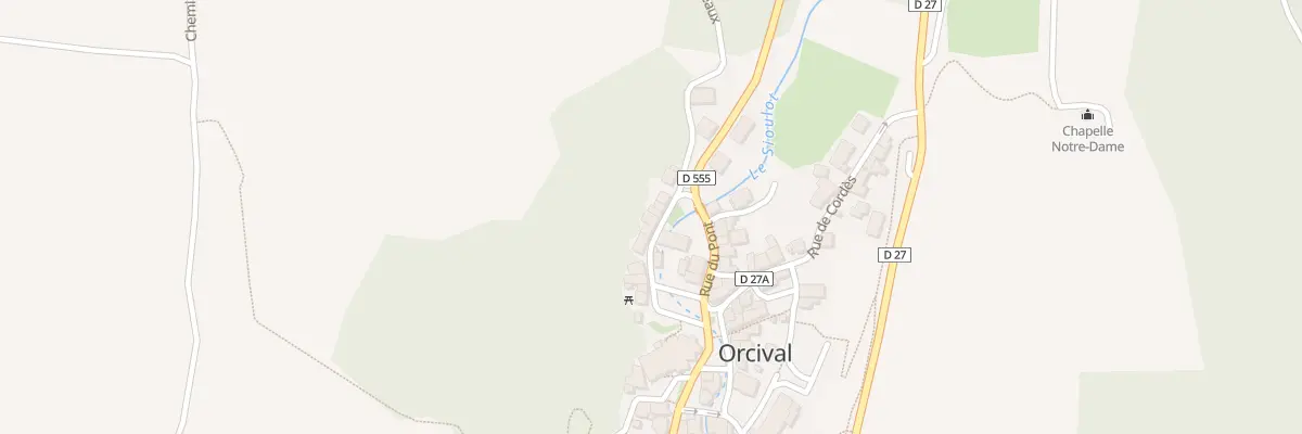 Plan du 5039 Bourg d’Orcival à Orcival