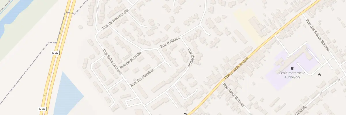 Plan du 7 Rue Lorraine à Wingles