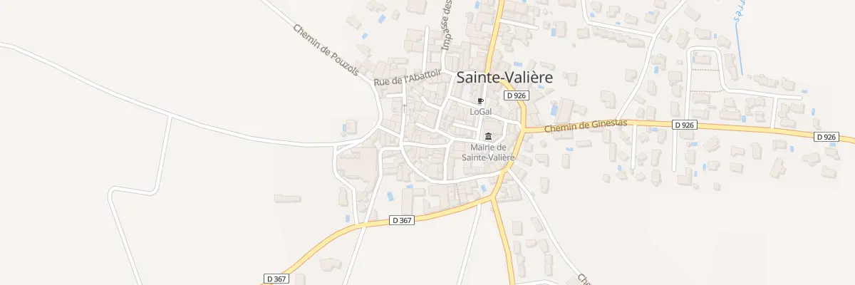 Plan du 5208 Le Village à Sainte-Valière